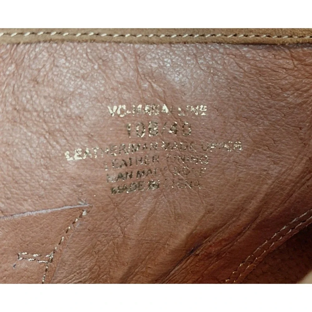 Vince Camuto Tan Suede Glitter Ankle Boots Side Zip Buckle Detail‎ Women's 10B